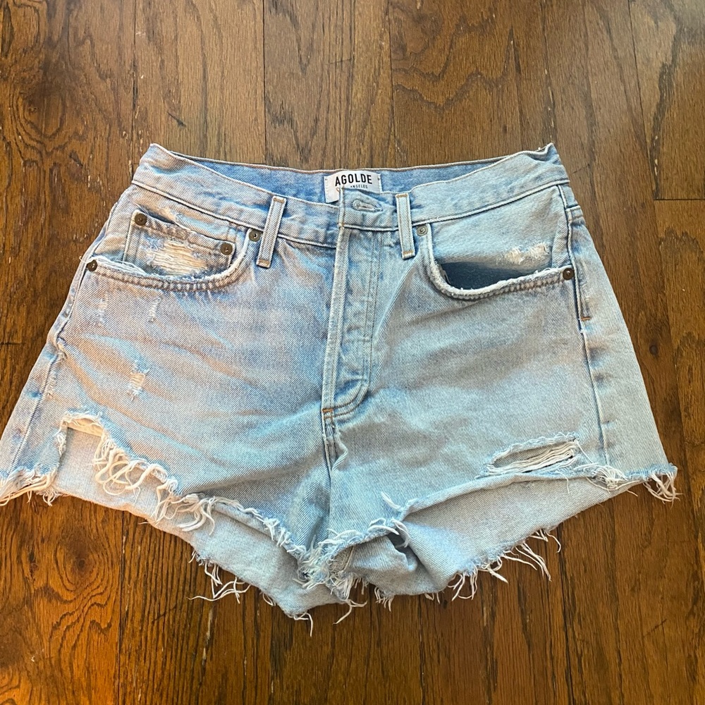 agolde parker shorts